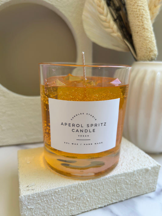 Aperol Spritz Kerze