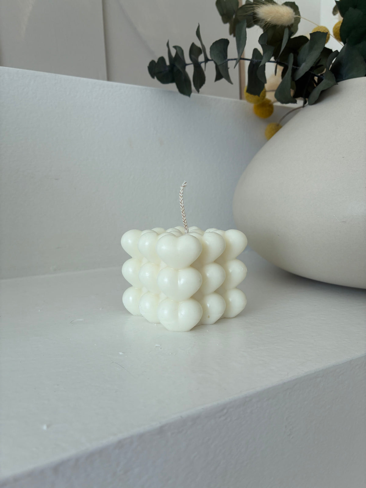 Herz Bubble Kerze – Candles Studio