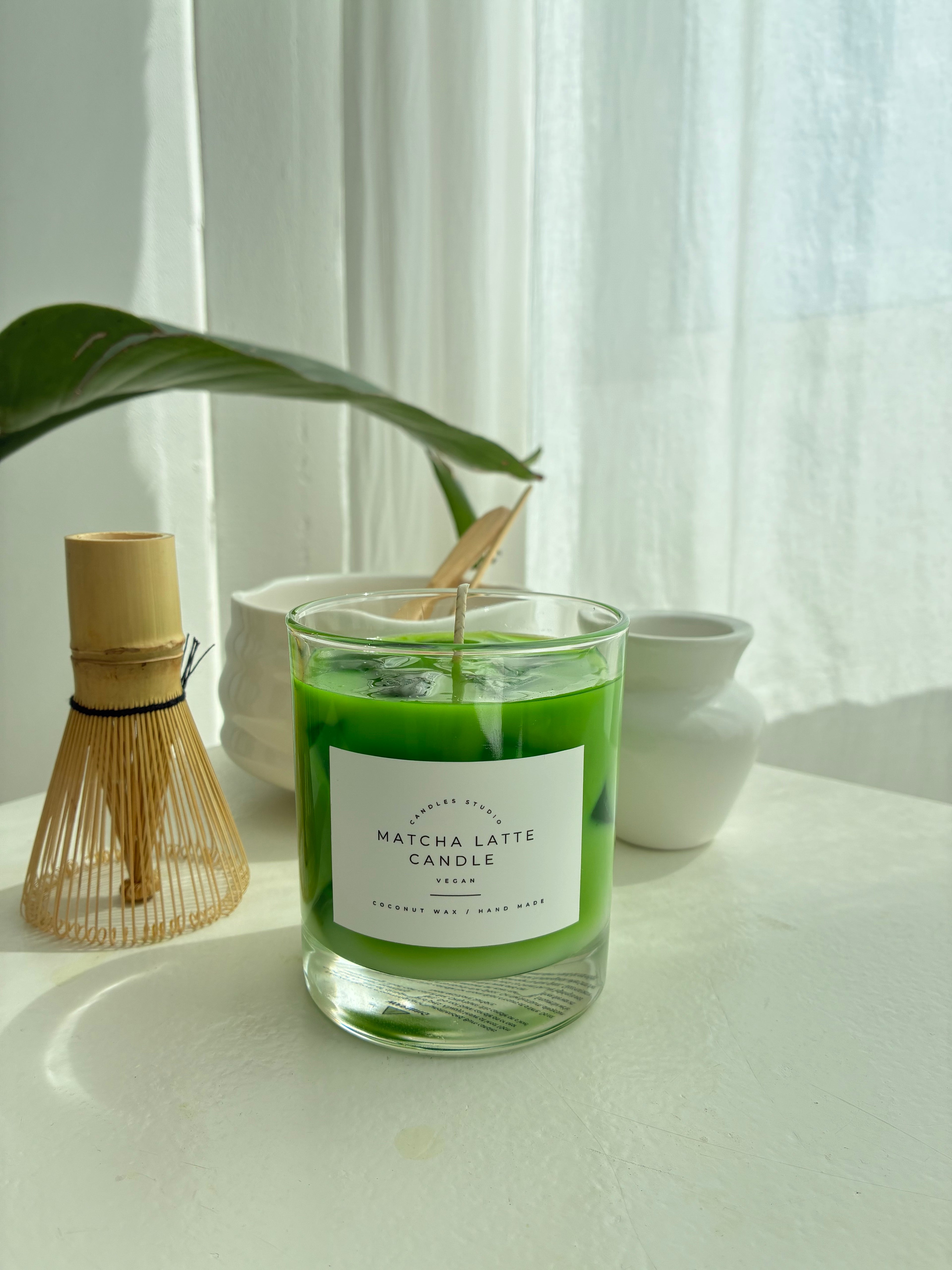 Matcha Latte Kerze