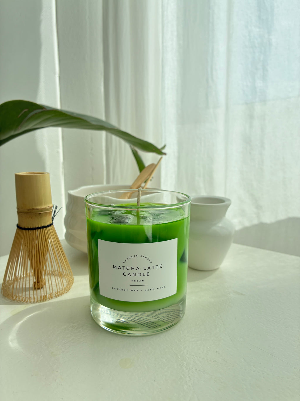 Matcha Latte Kerze