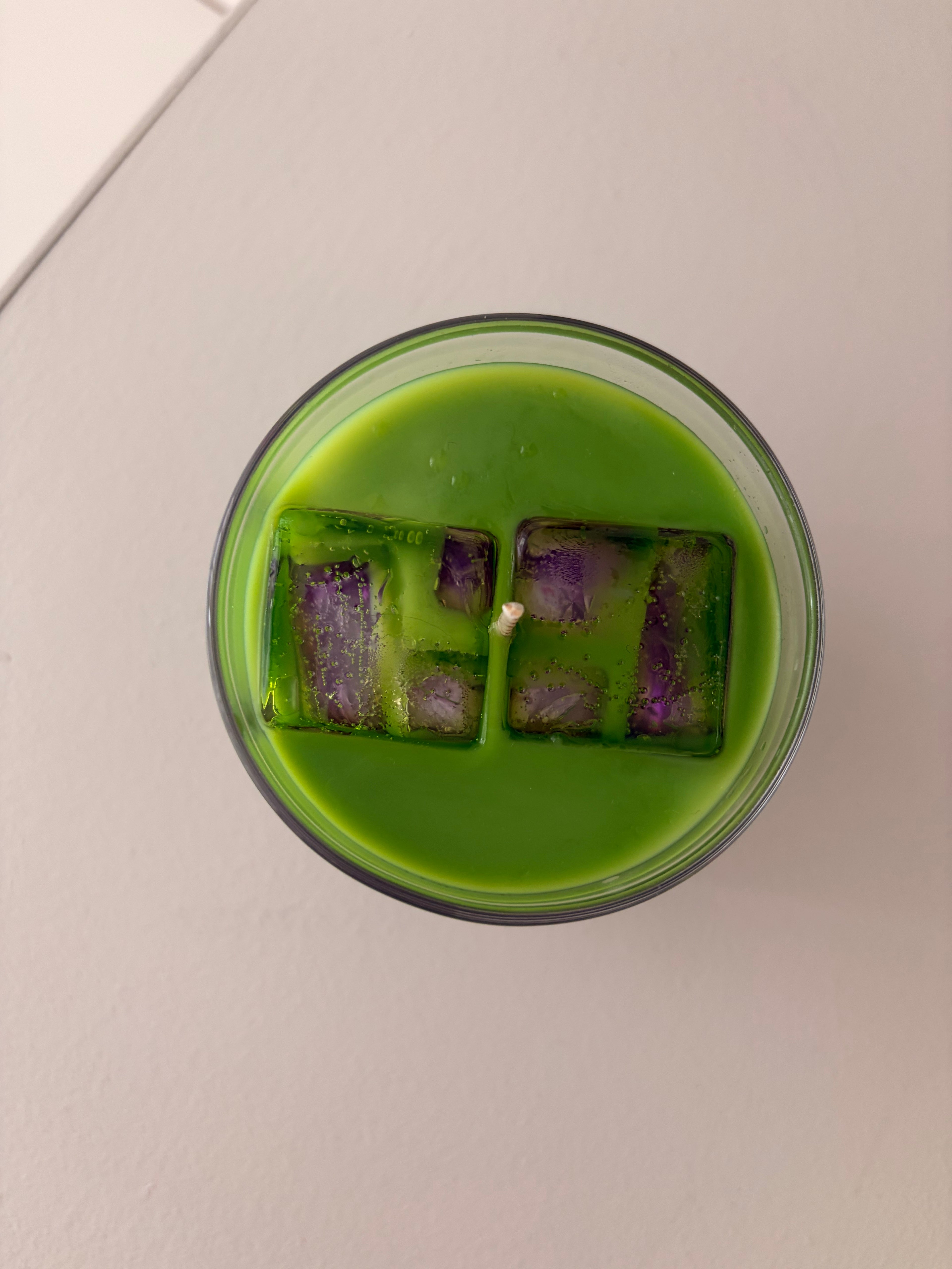 Iced Lavendel Matcha Latte Kerze