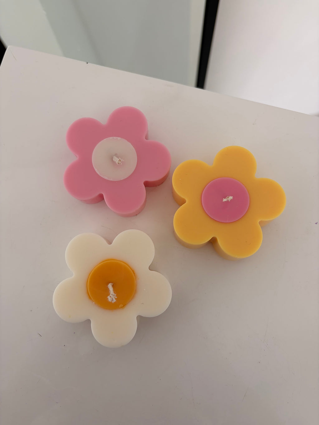 Blumen Kerze