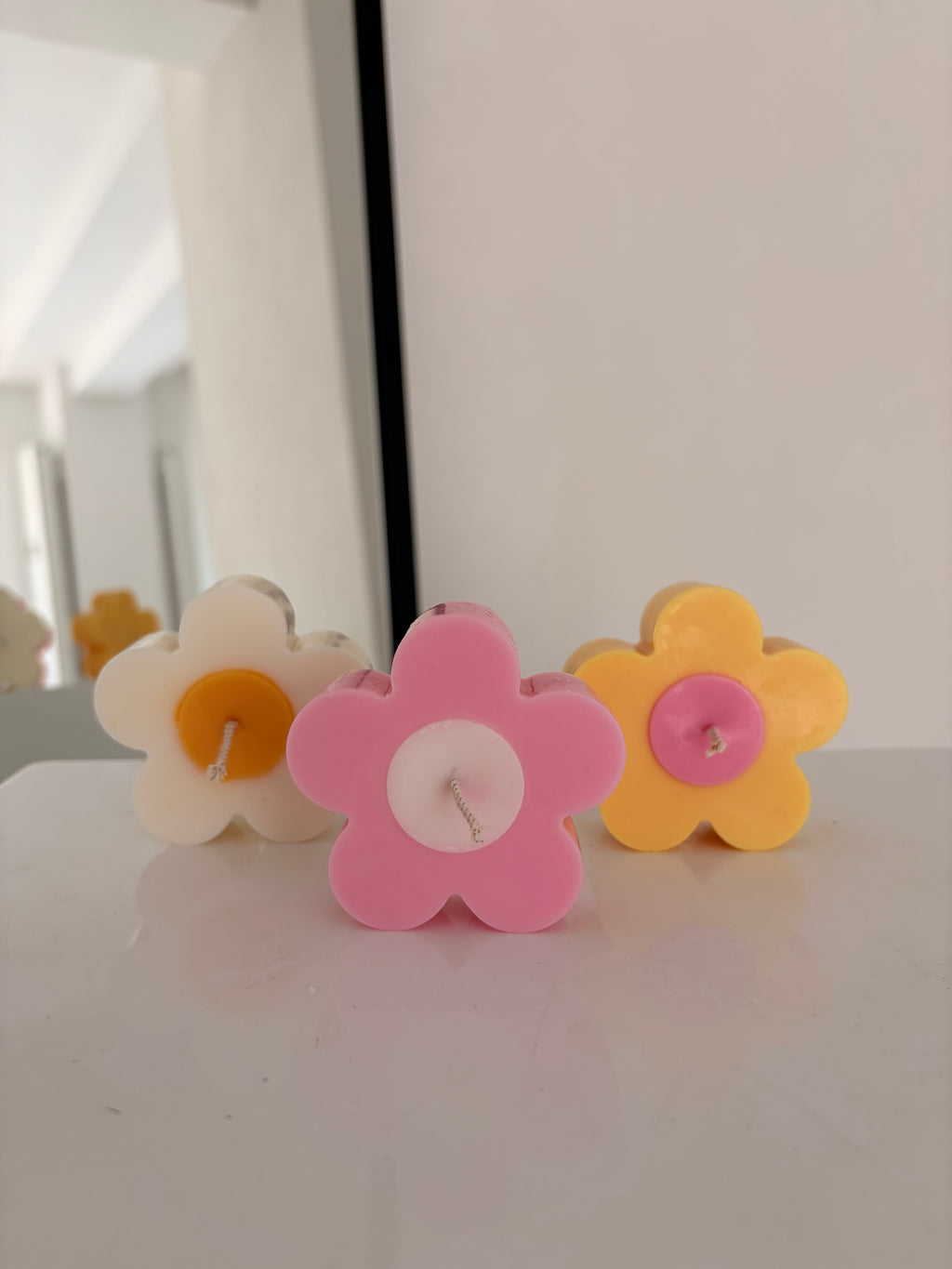 Blumen Kerze