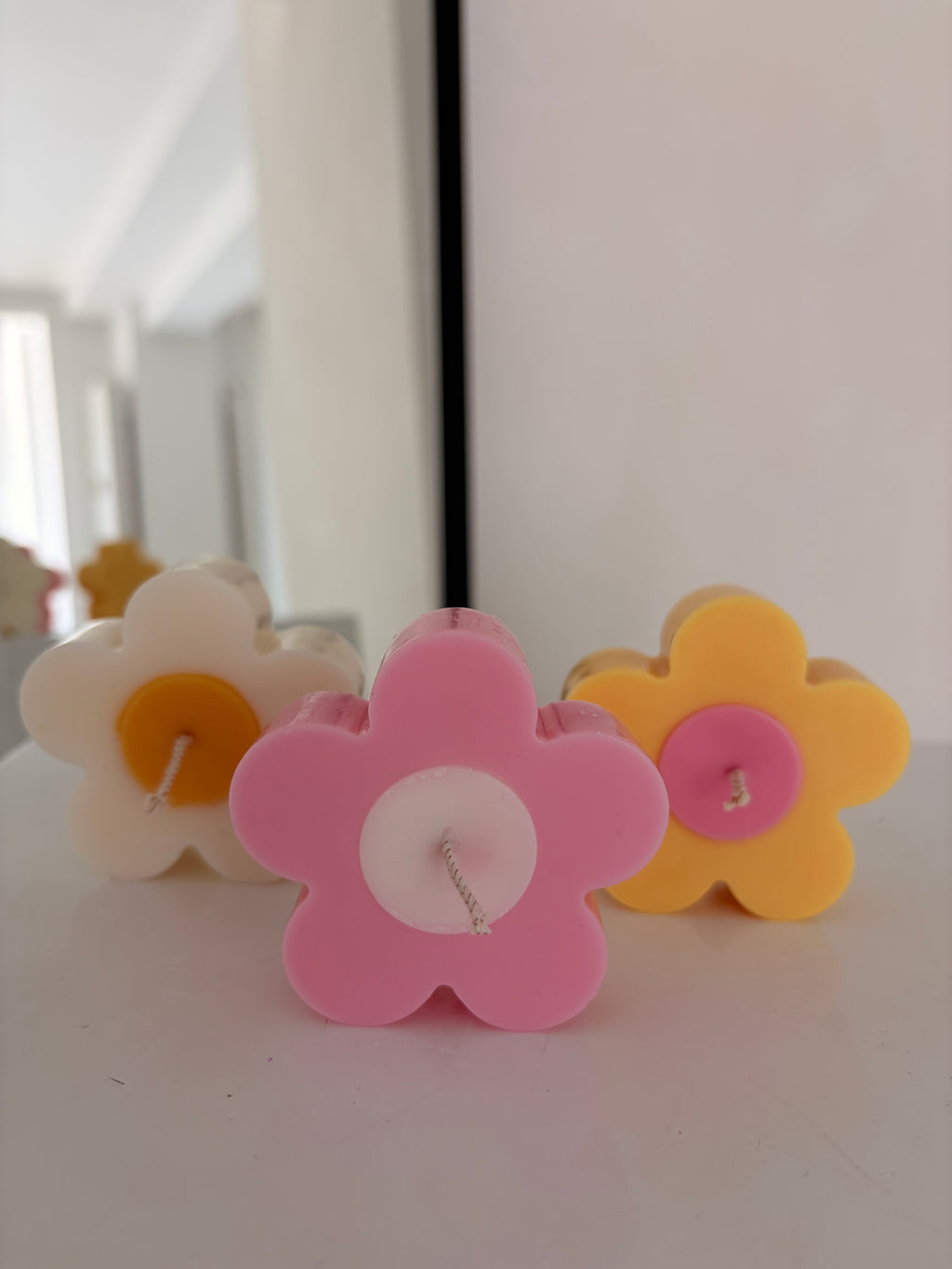 Blumen Kerze
