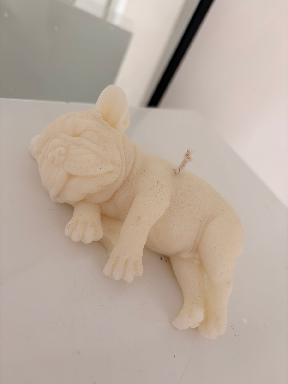 Französische Bulldogge Kerze