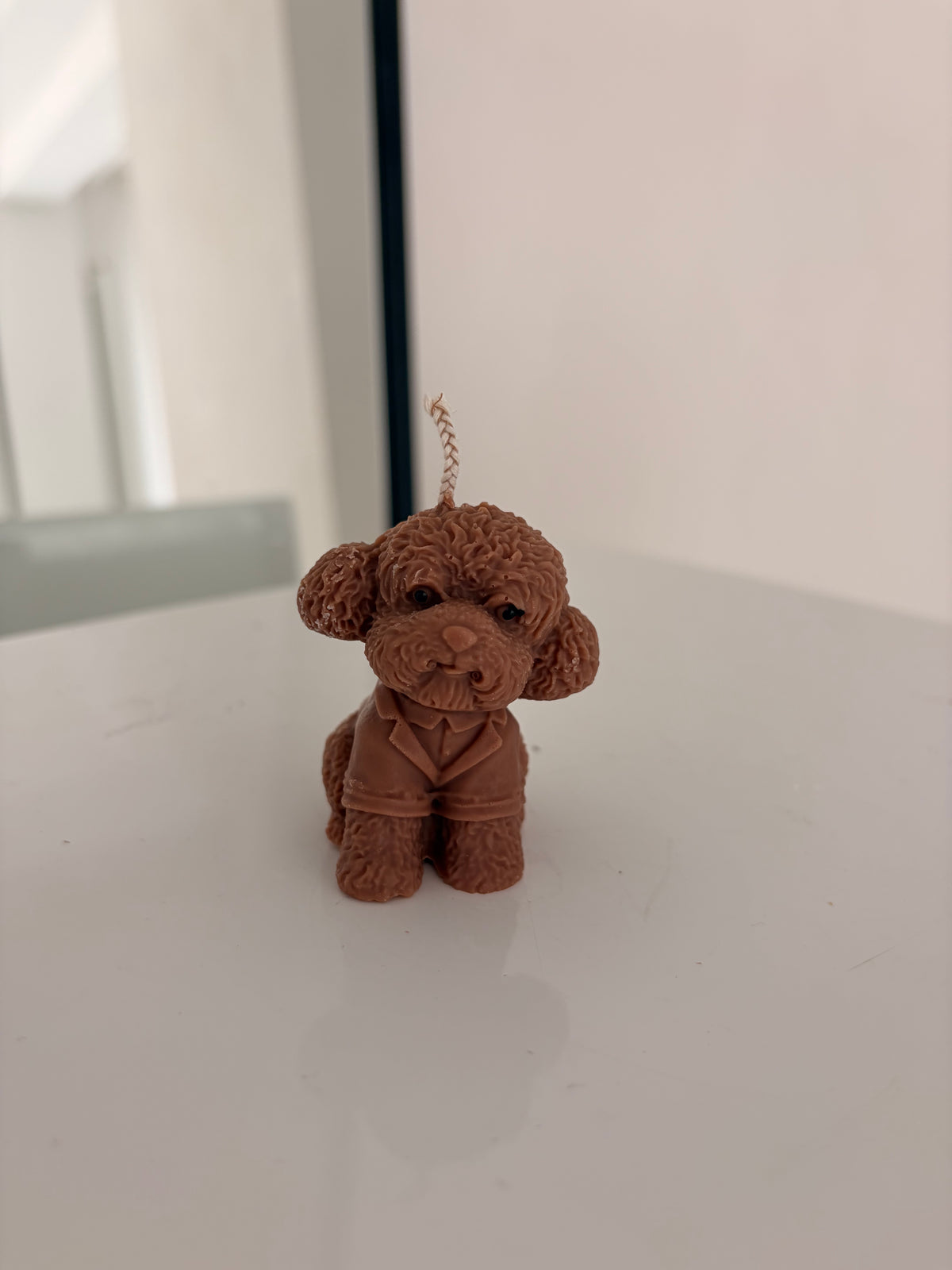 Kleine Pudel Kerze