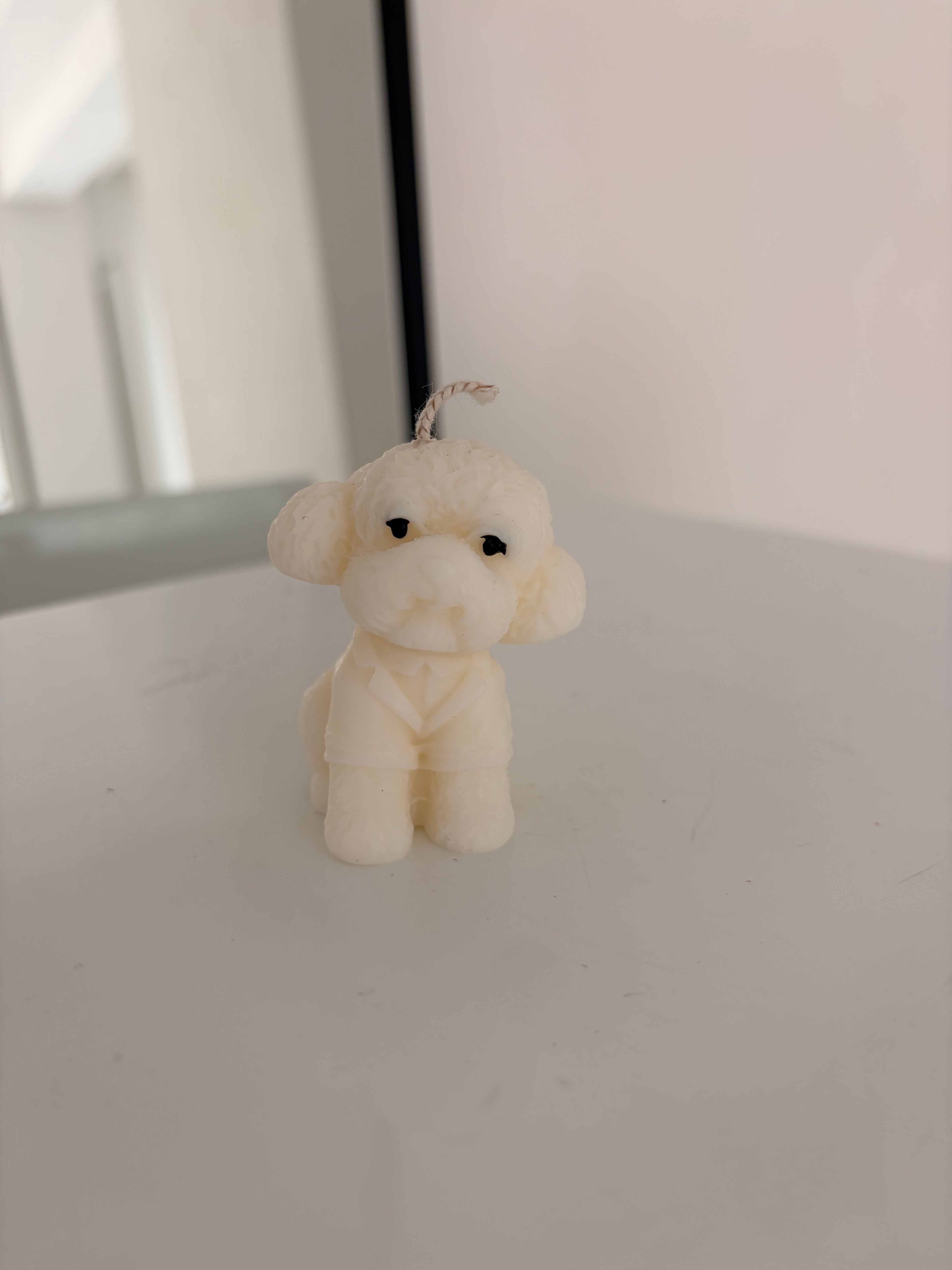 Kleine Pudel Kerze
