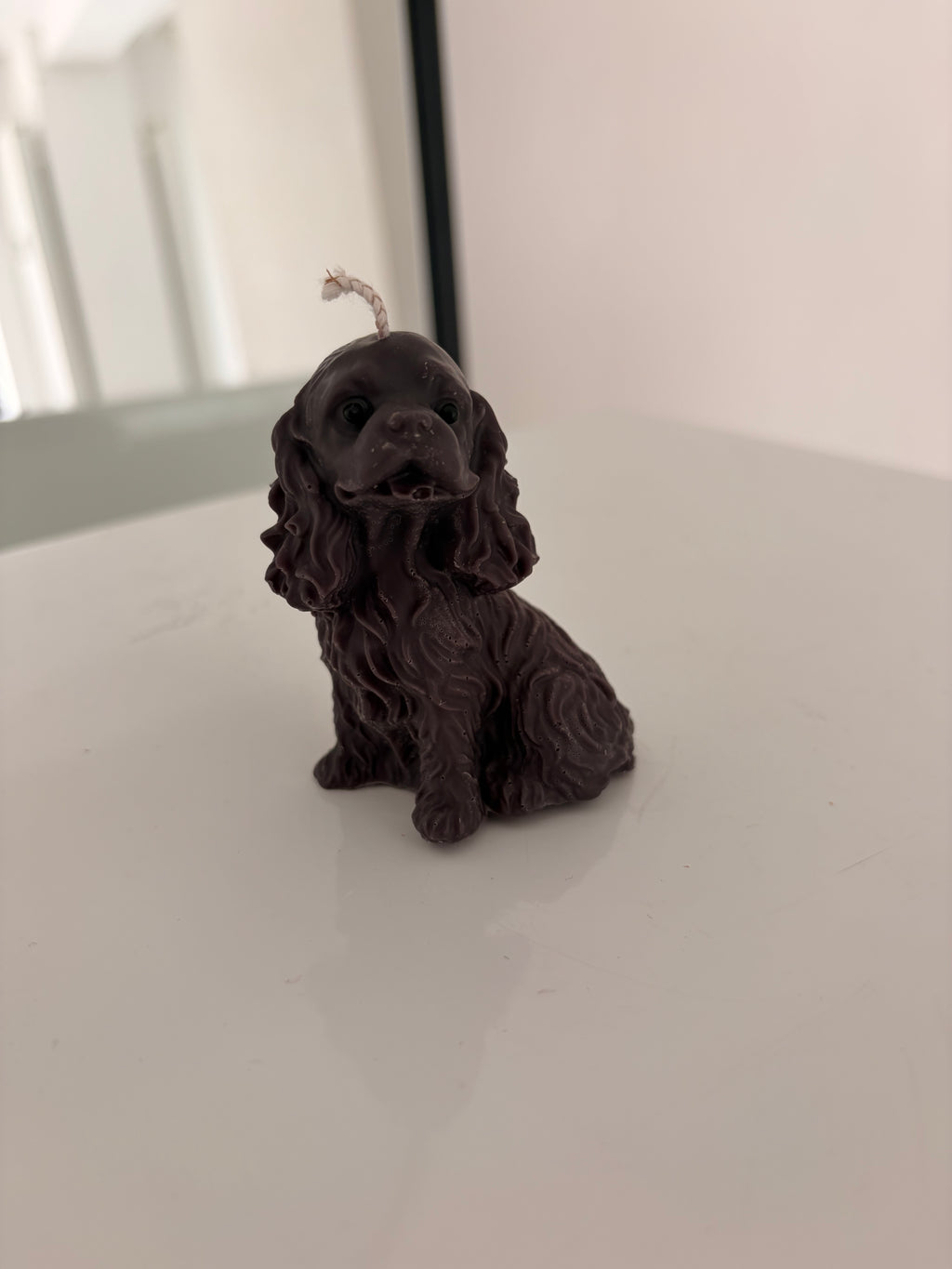 Kleine Cocker-Spaniel Kerze