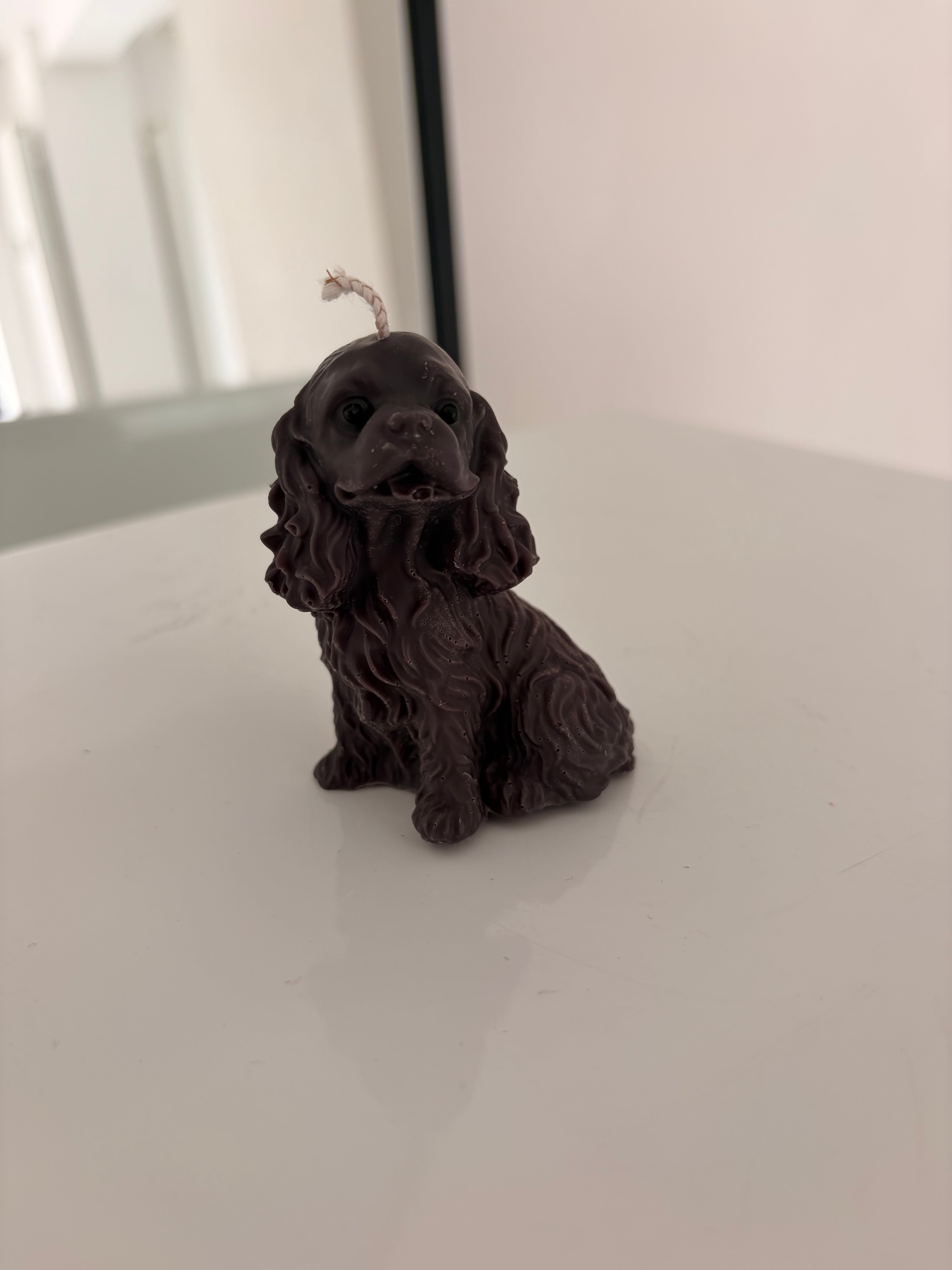 Kleine Cocker-Spaniel Kerze
