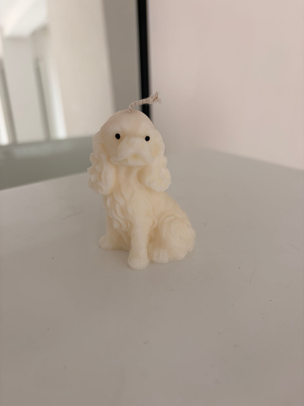 Kleine Cocker-Spaniel Kerze