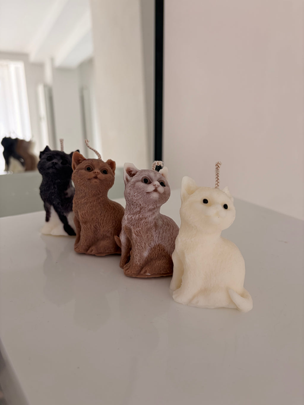 Kleine Katzen Kerze