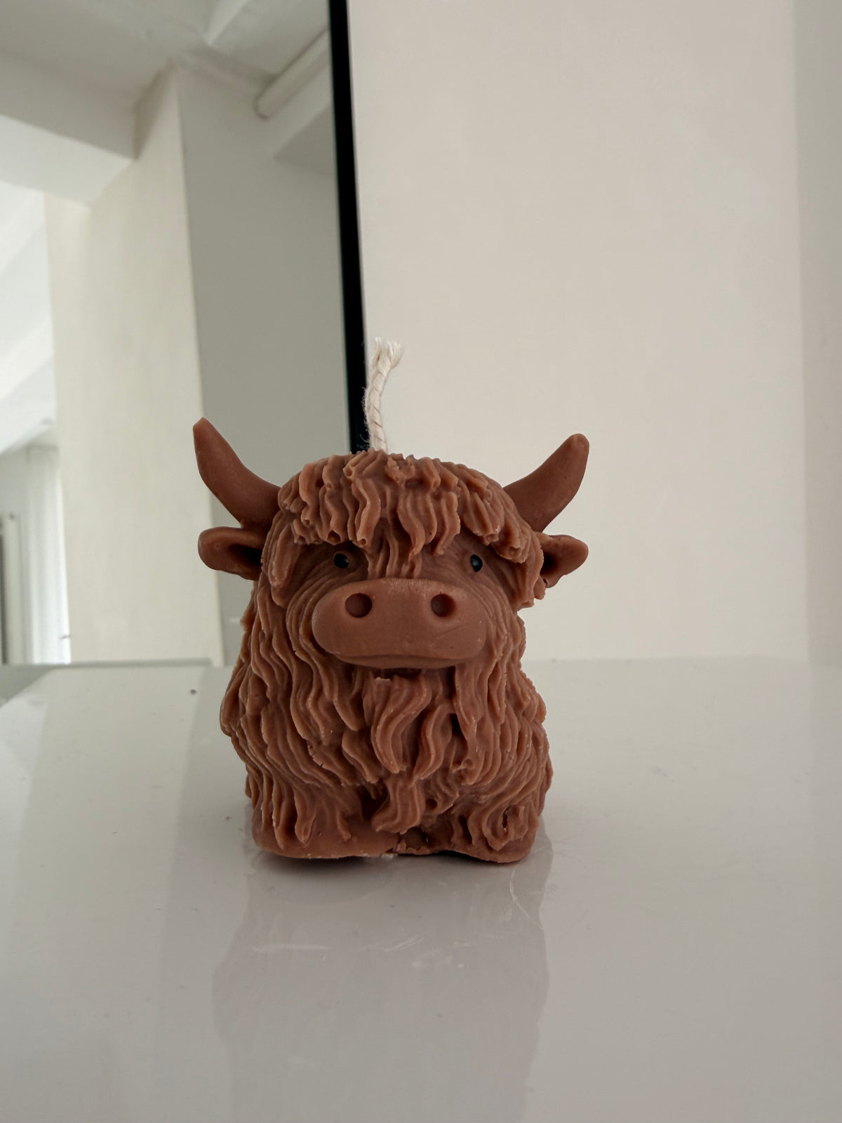 Weidenkuh Kerze