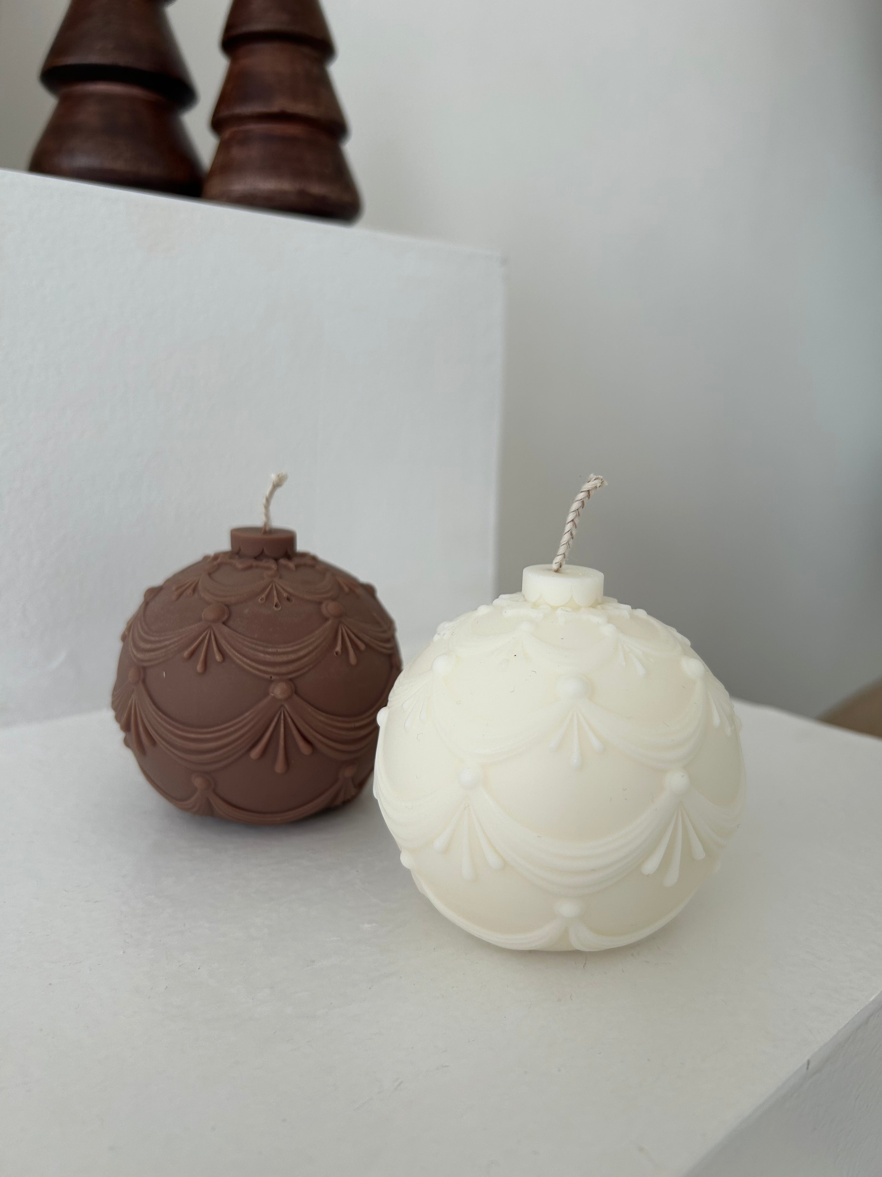 Christbaumkugel Kerze