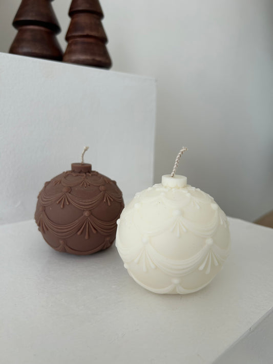 Christbaumkugel Kerze