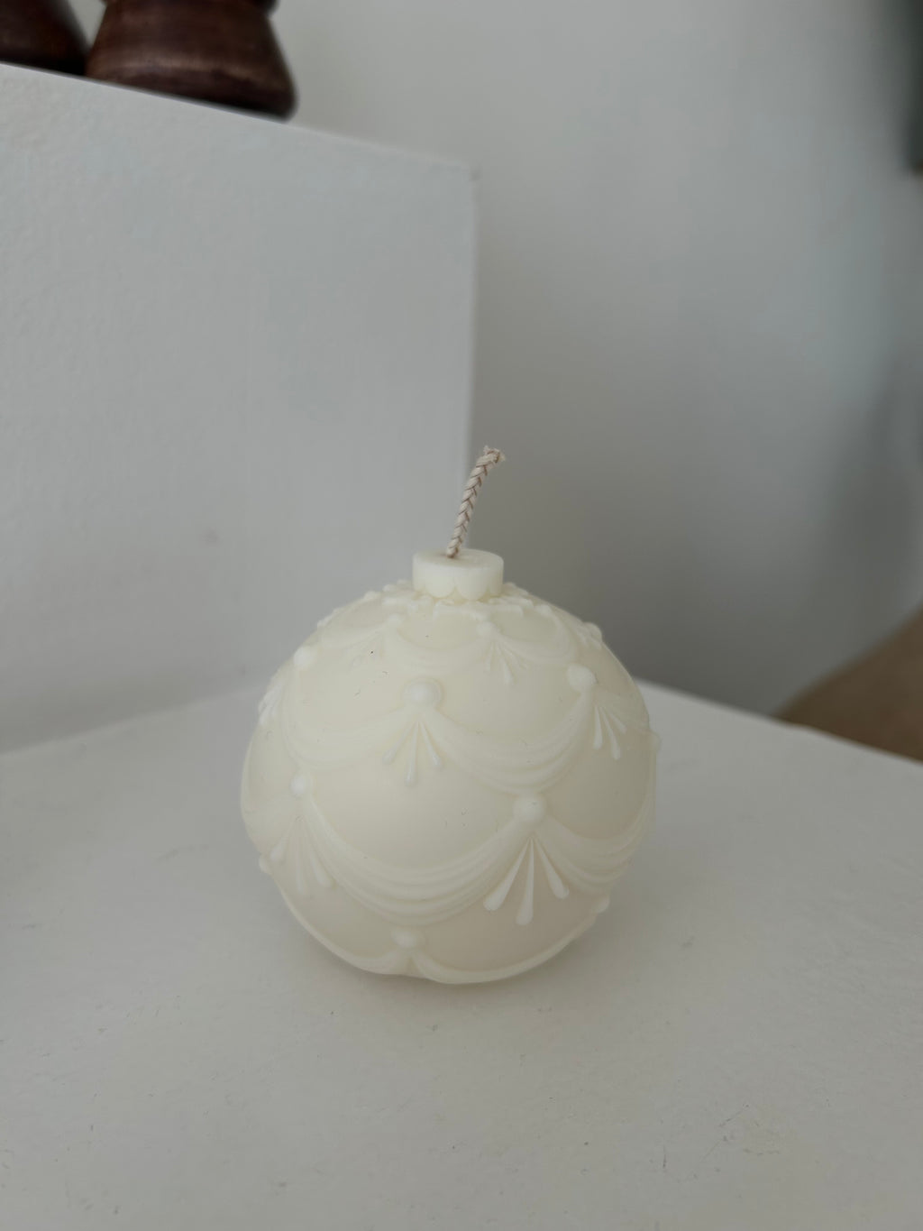 Christbaumkugel Kerze