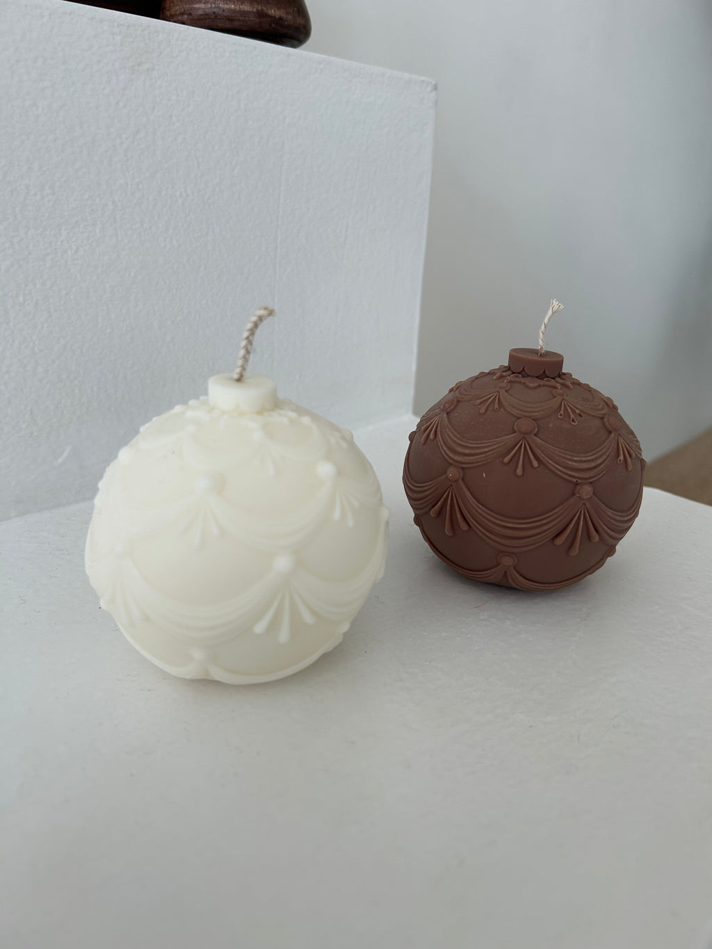 Christbaumkugel Kerze