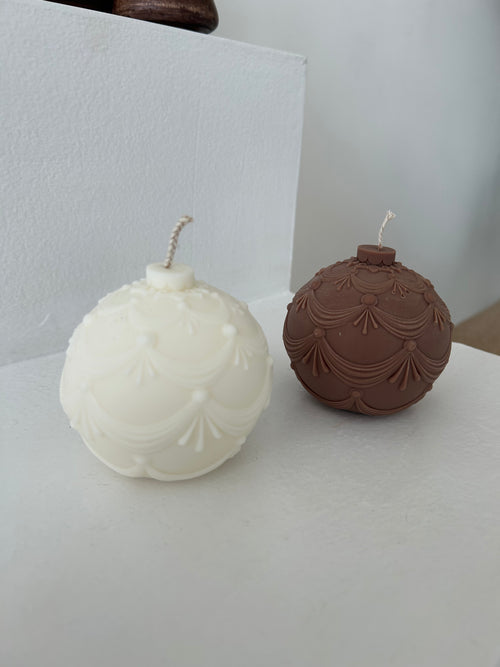 Christbaumkugel Kerze