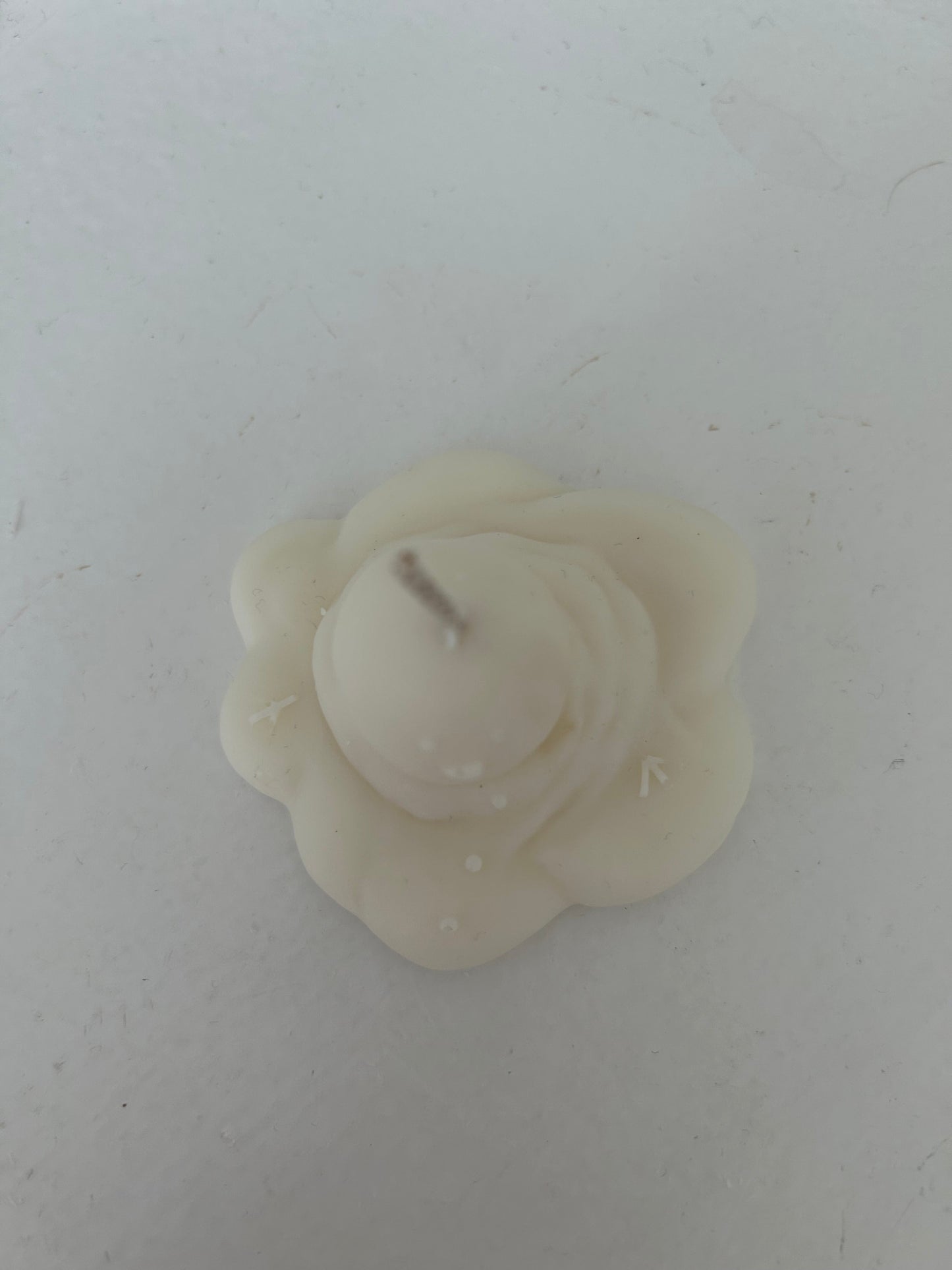 Geschmolzener Schneemann Kerze