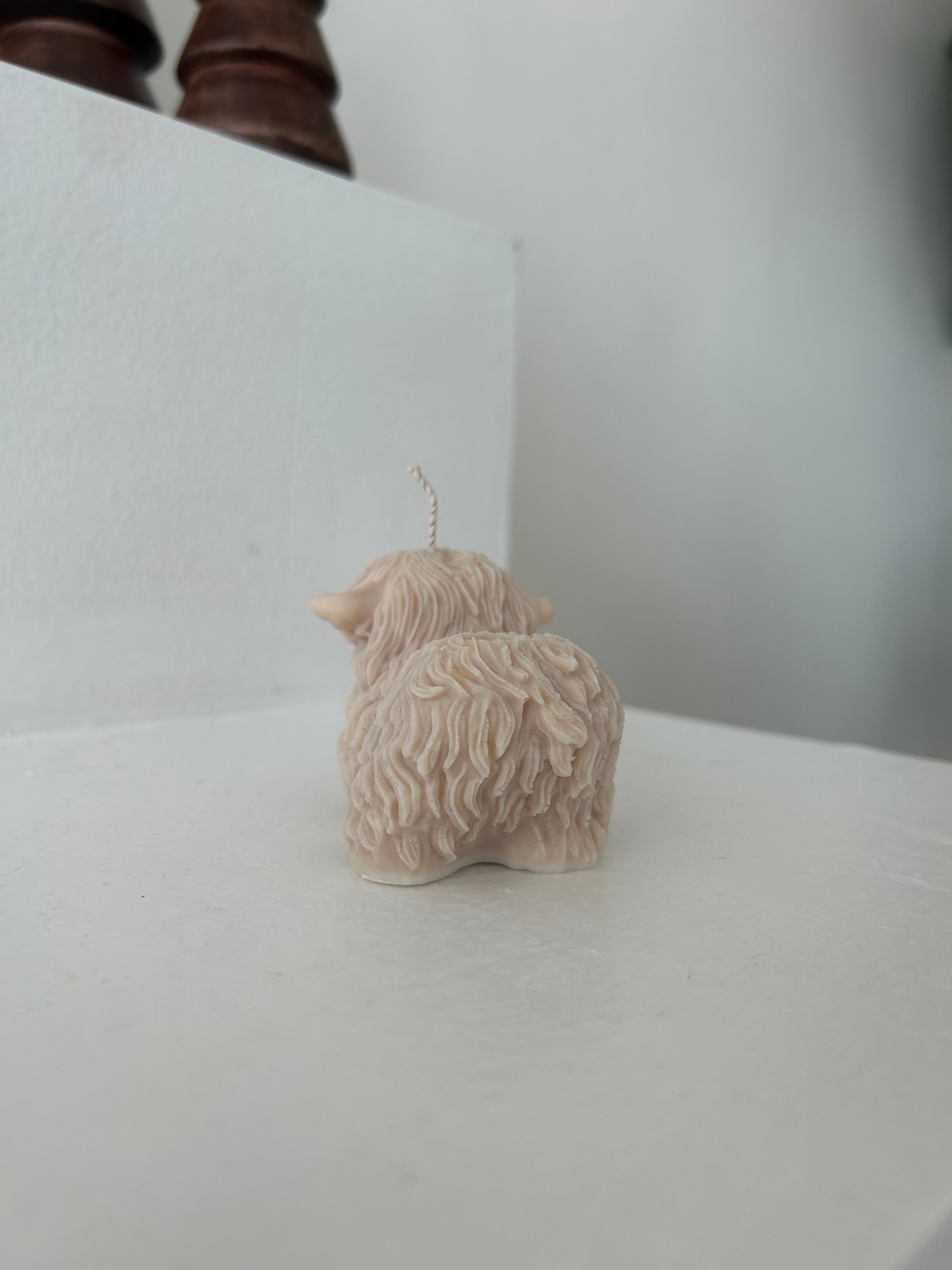 Weidenkuh Kerze